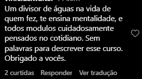 Depoimento aluno 2